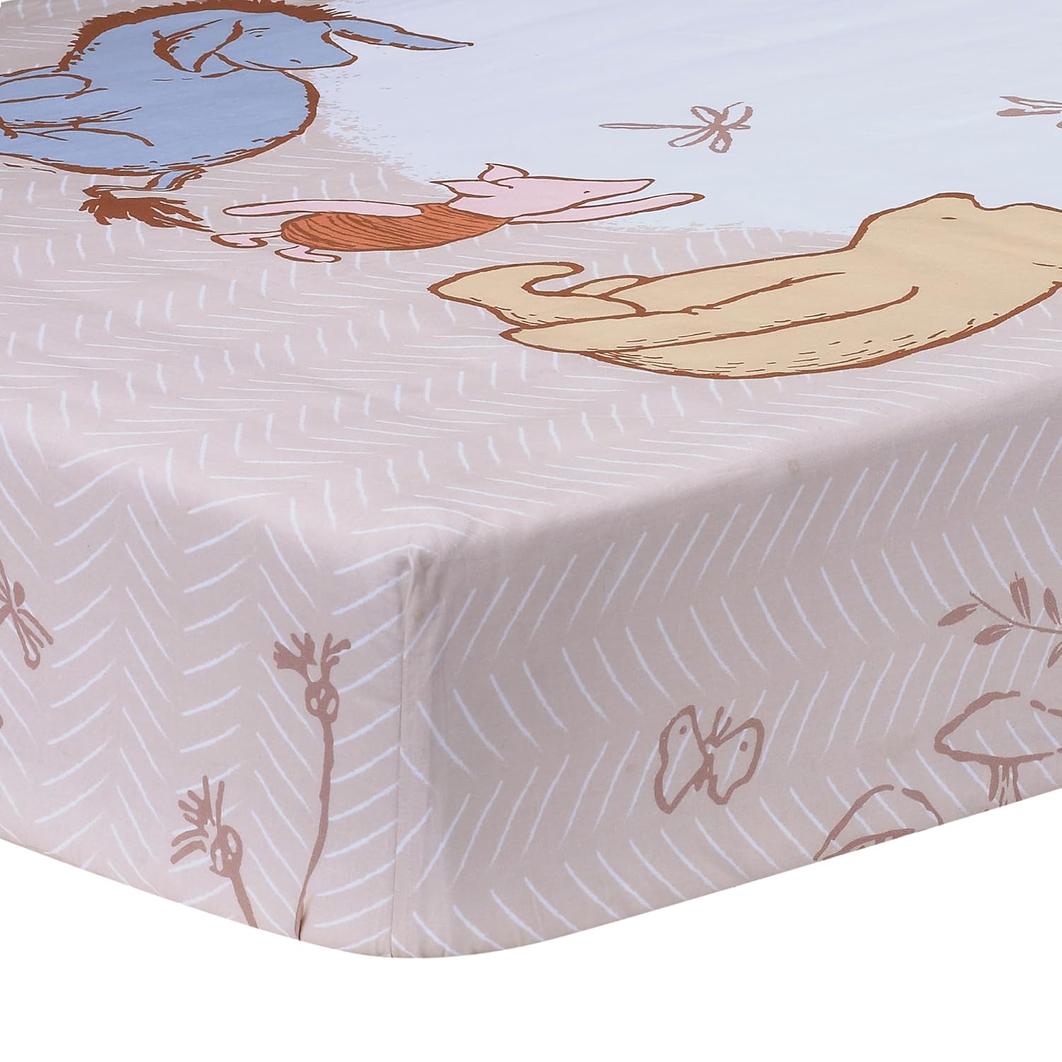 Lambs Ivy Disney Baby Pooh Bear Pals Crib Sheet 1