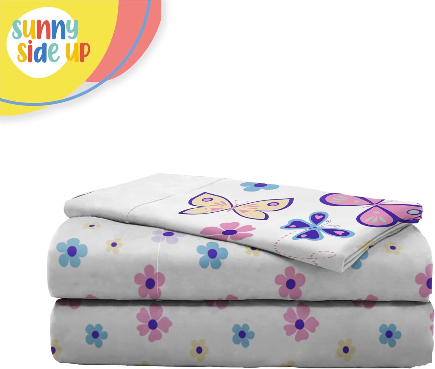 Sunny Side Up Flutter Toddler Sheet Set - 3 Piece