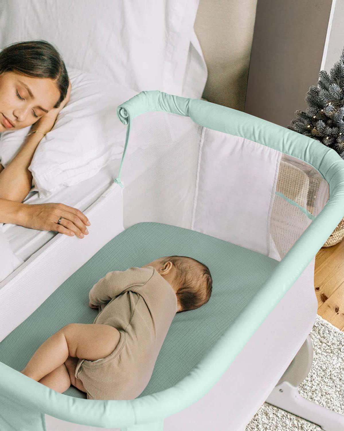 Blissful Diary Muslin Bassinet Sheets 2 Pack