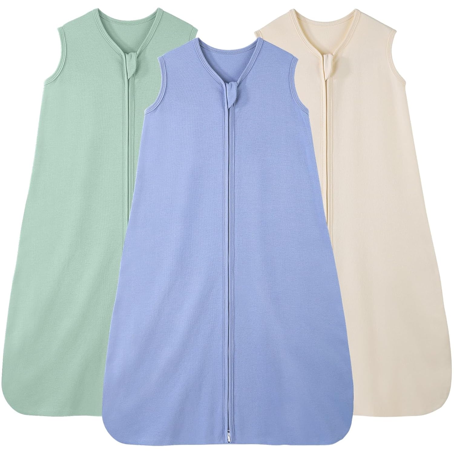 Baby Sleep Sack 12-18 Months 3 Pack Apricot 100 Cotton