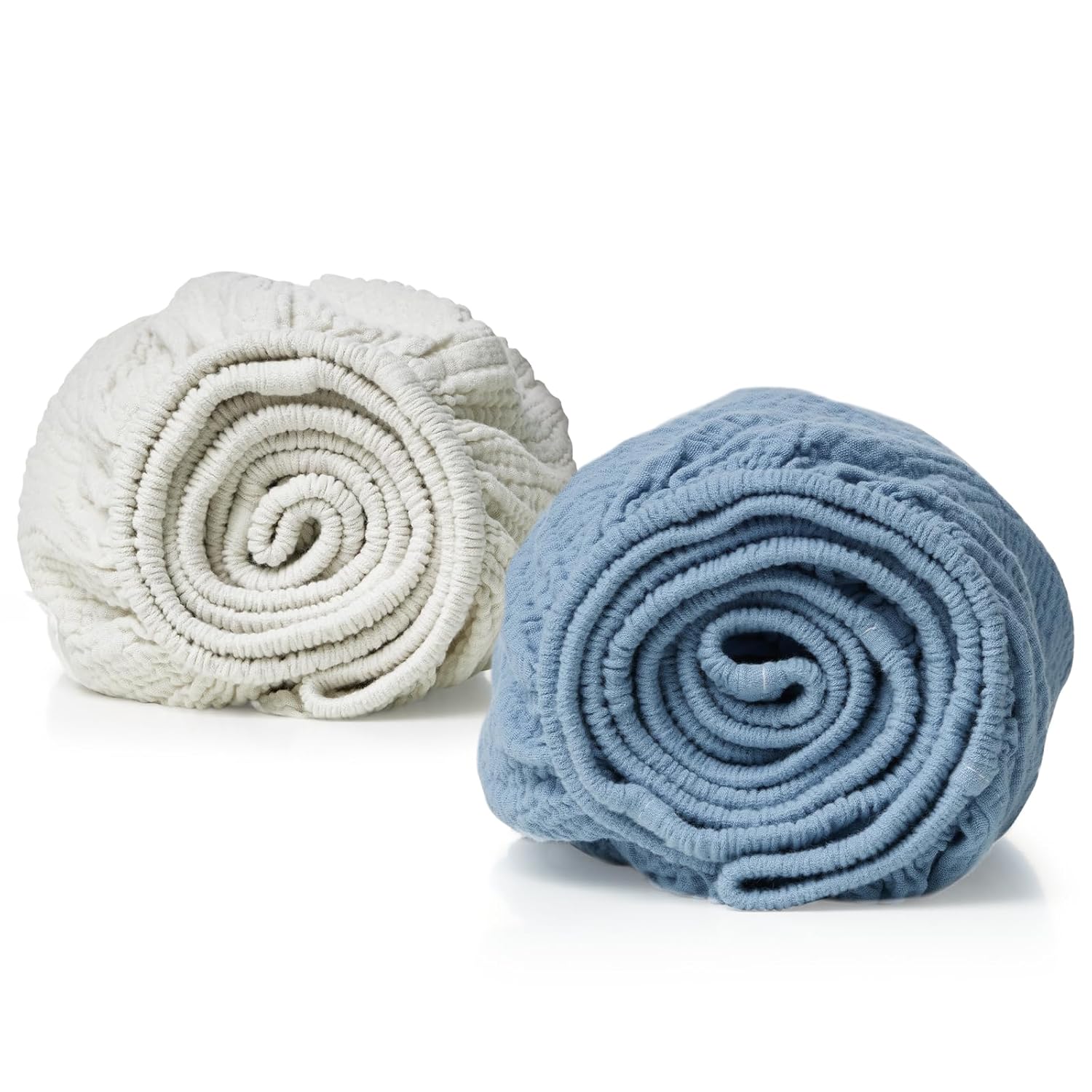 Momcozy Muslin Fitted Bassinet Sheet 2 Pack - Soft Breathable No-Slip