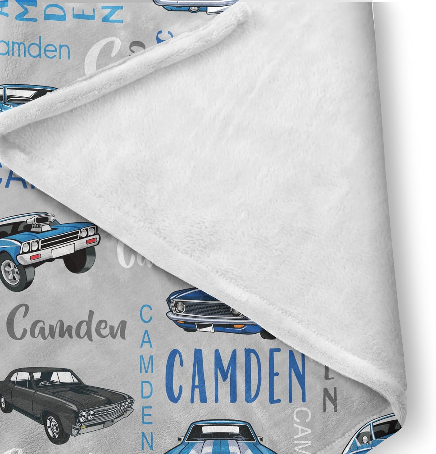 Custom Crib Bedding Set 3 Piece - Cars Design for Baby