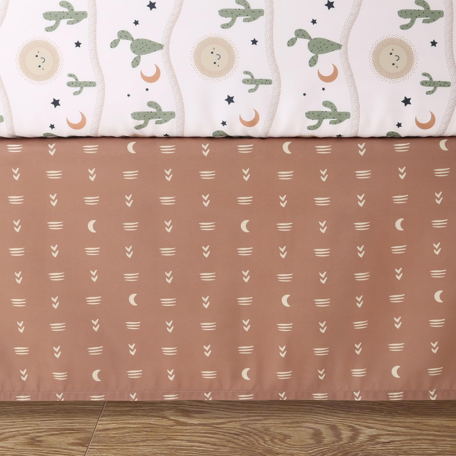 The Peanutshell 5 Piece Desert Crib Bedding Set