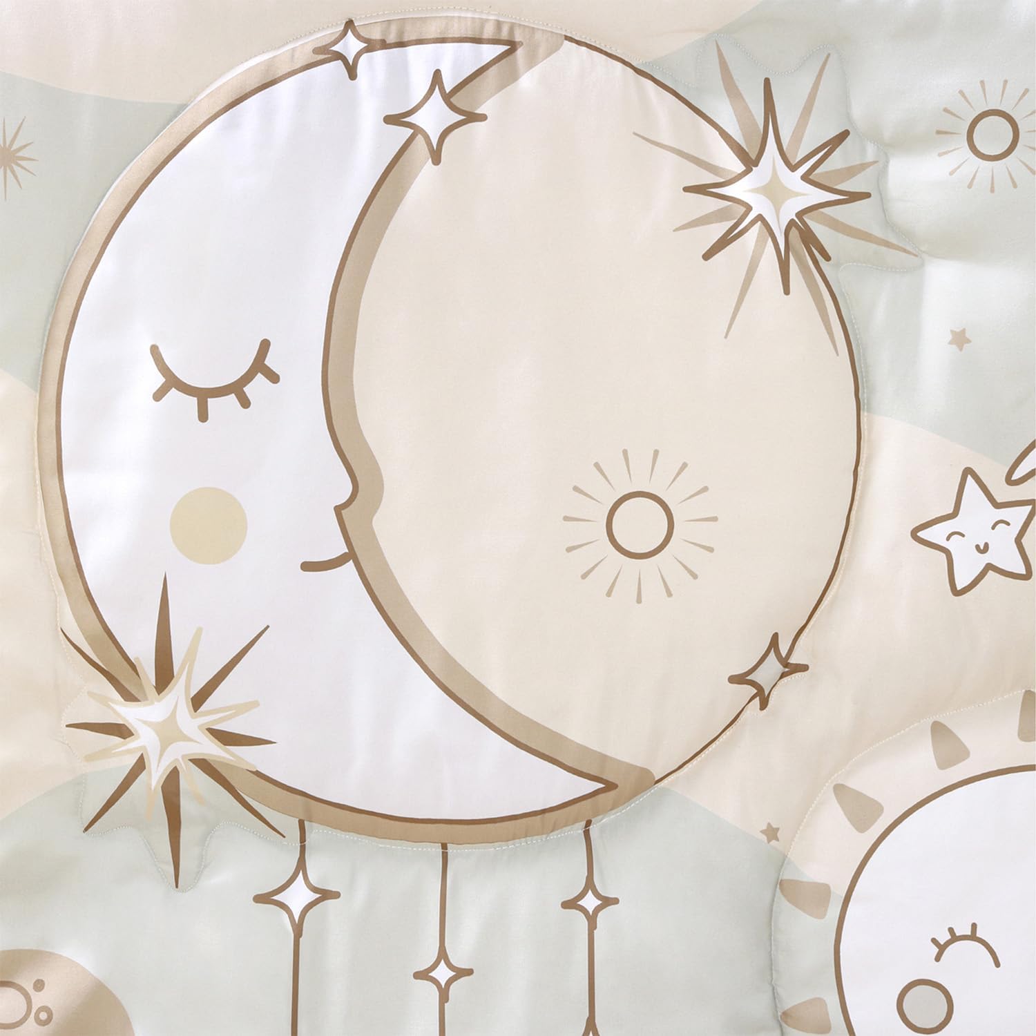 The Peanutshell 5 Piece Crib Bedding Set - Starry Skies