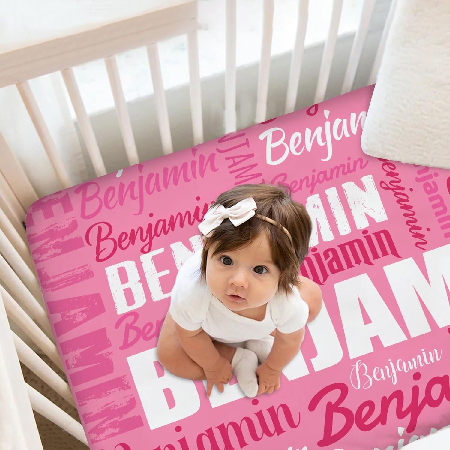 Personalized Crib Bedding Set with Monogram Name 1