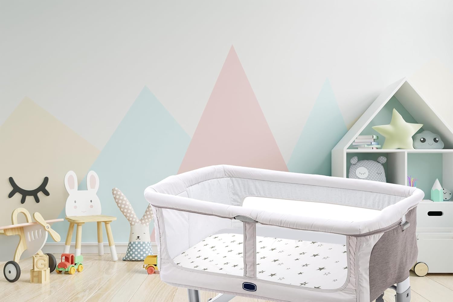 Bublo Baby Bassinet Sheets 3-Pack Organic Cotton