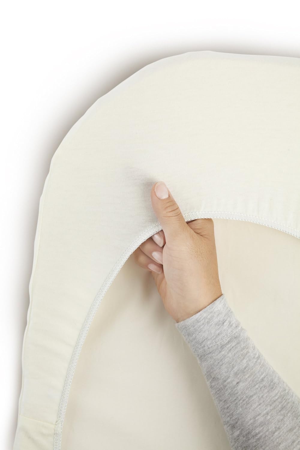 BABYBJORN Organic White Cradle Fitted Sheet