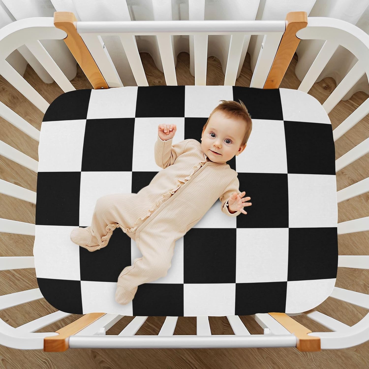 ElliTarr Breathable Soft Crib Mattress Sheet 39x27 Inch