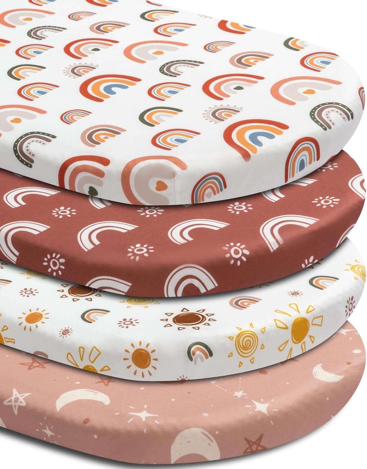 Jolas House 4 Pack Boho Bassinet Sheets
