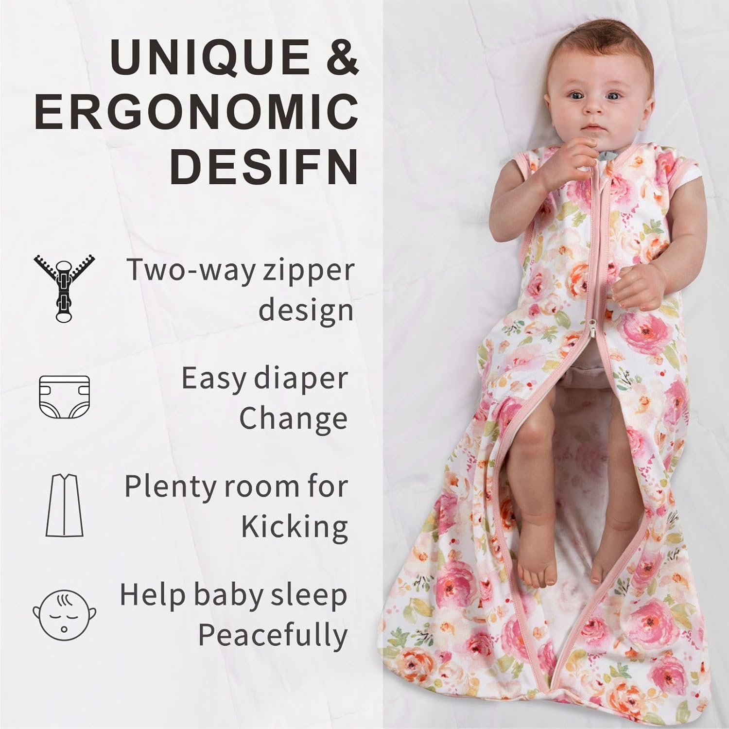 Little Tots Baby Sleep Sack 0-6 Months TOG 05 2-Way Zip