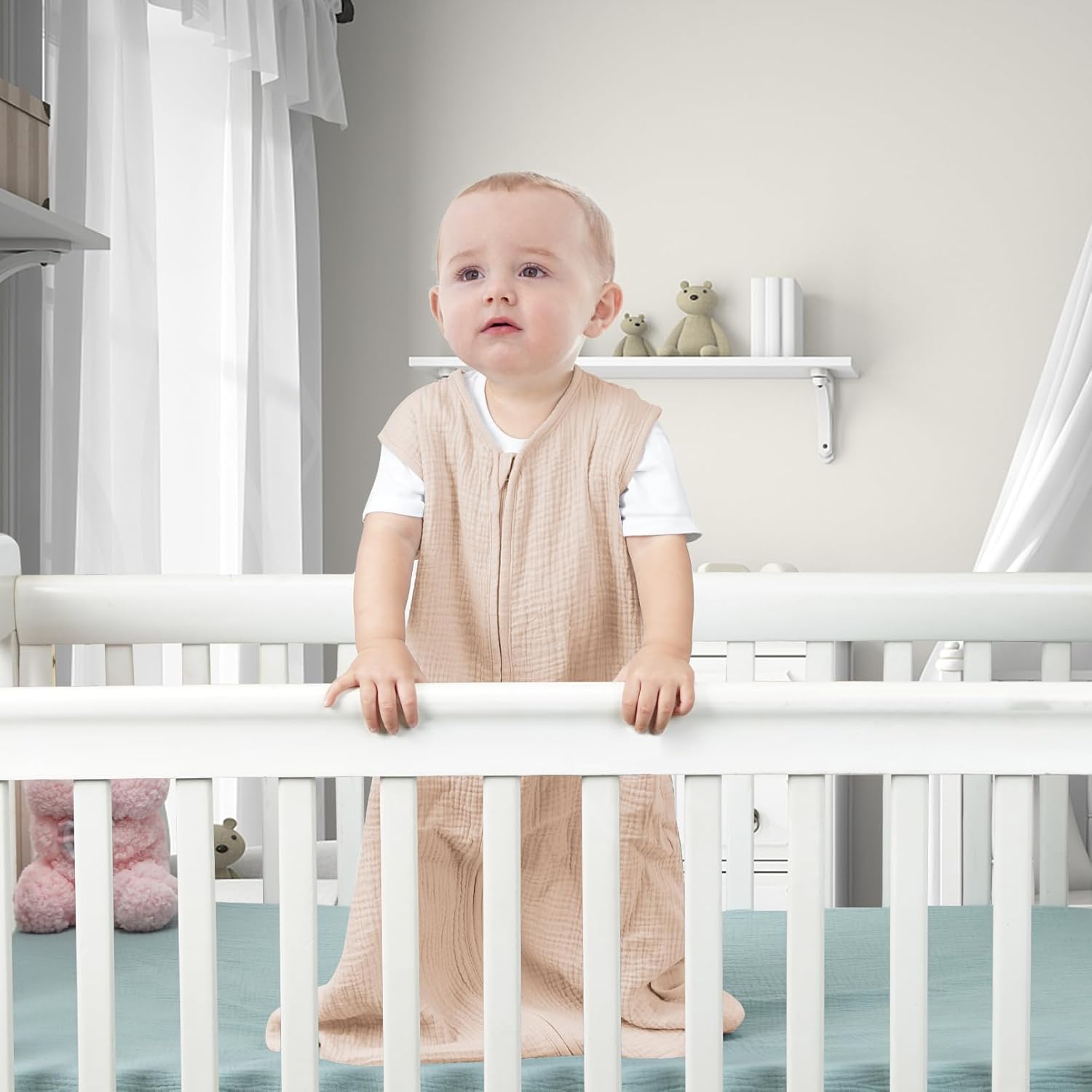 BSTOPPT 2 Pack Baby Sleep Sack 0-24 Months