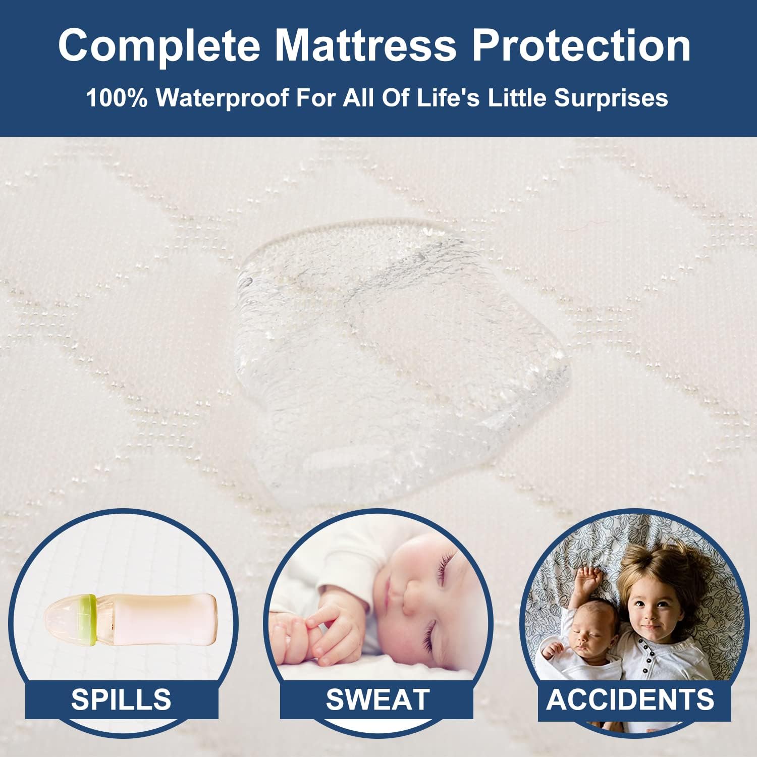 Wonder Living Baby Bassinet Mattress 15x30x2