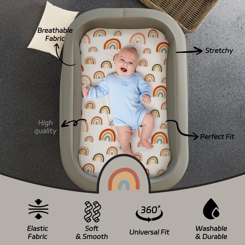 Jolas House 4 Pack Boho Bassinet Sheets