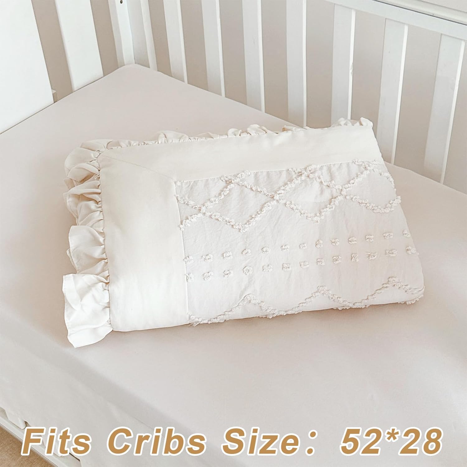Wowelife Crib Bedding Set for Baby Girls and Boys