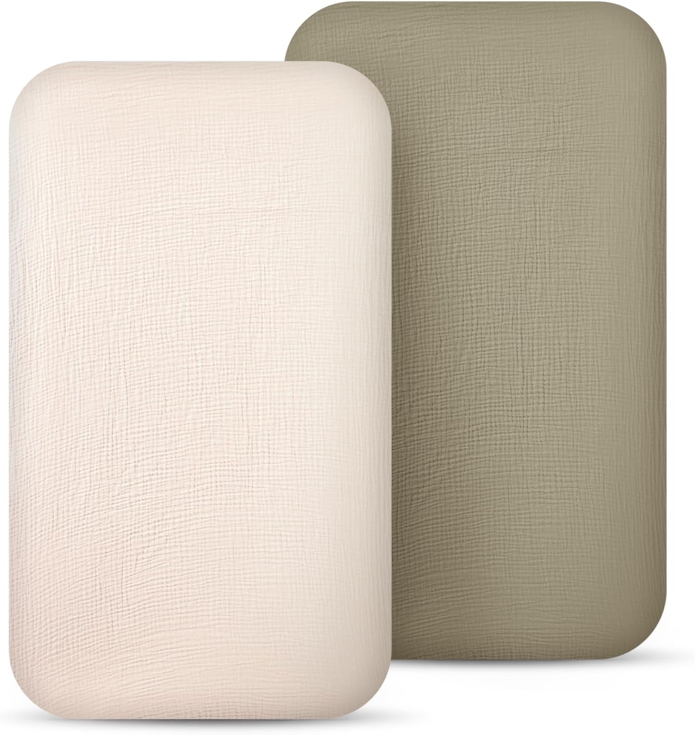 Lulumoon Muslin Bassinet Sheets for Baby