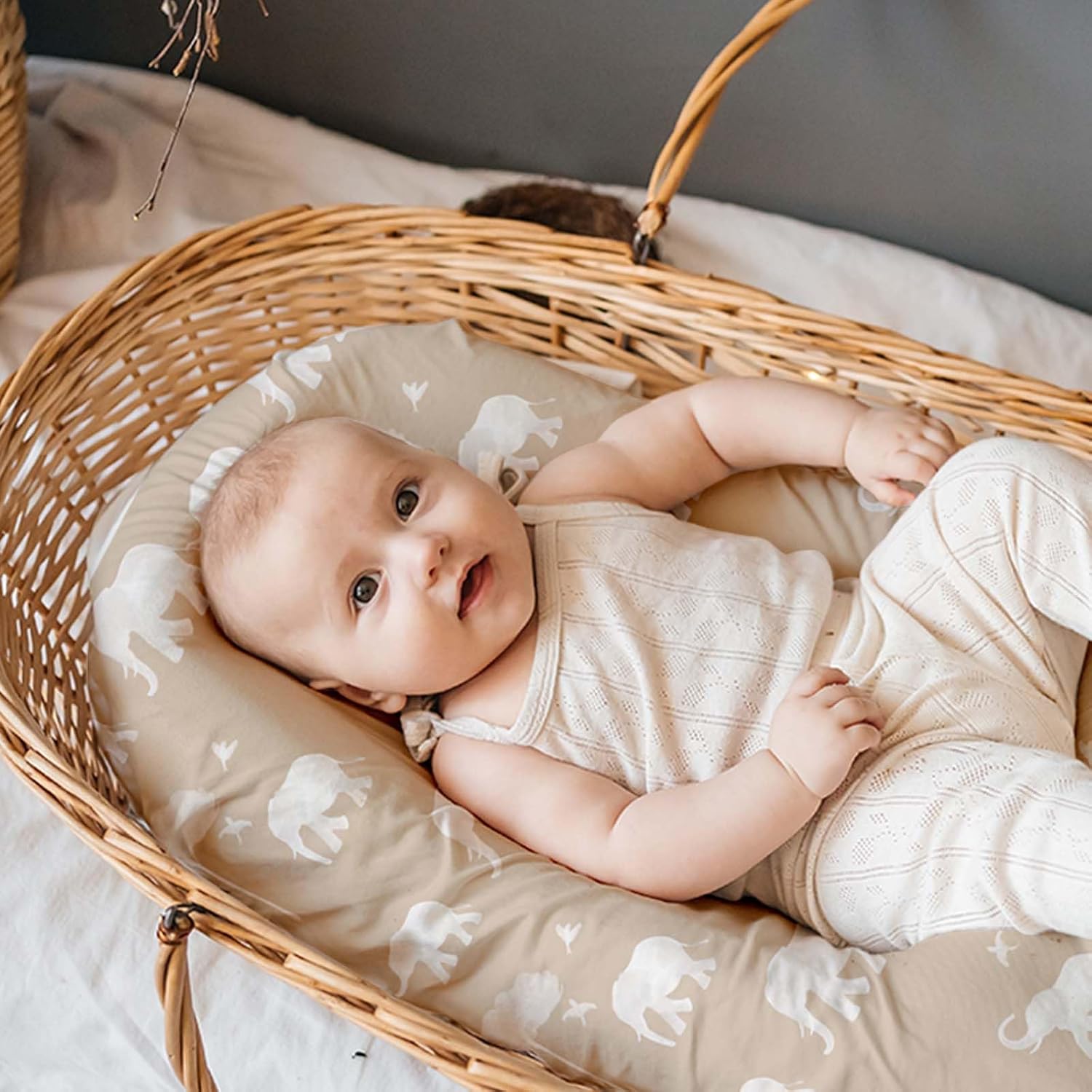 CIVARUA KIDS Stretchy Ultra Soft Bassinet Sheet Set 3-Pack 1