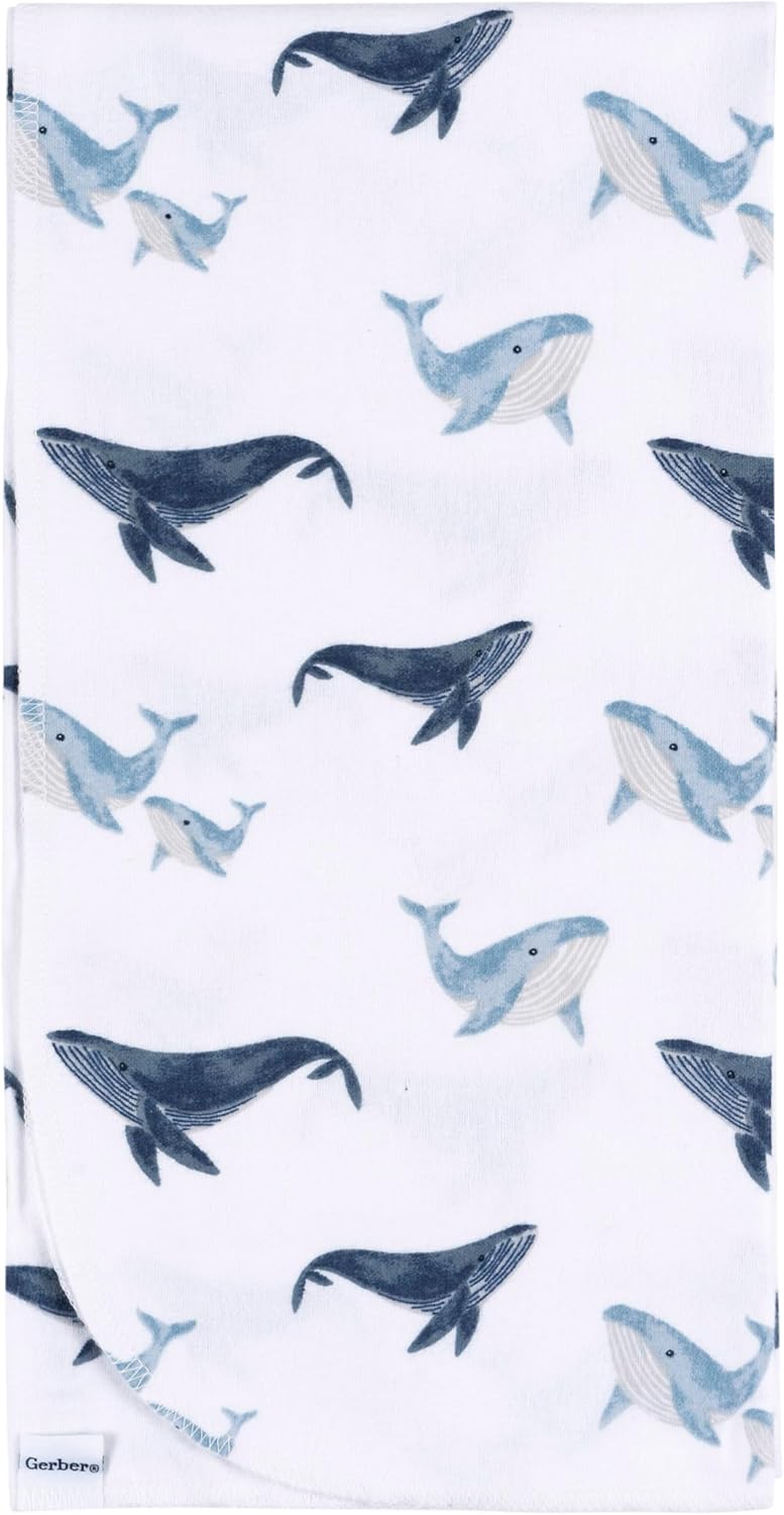 Gerber Unisex Flannel Receiving Blankets Pack of 4