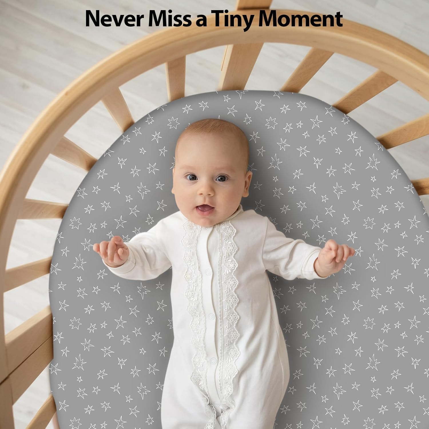 Unnivoll Bassinet Sheets 3 Pack Soft Breathable