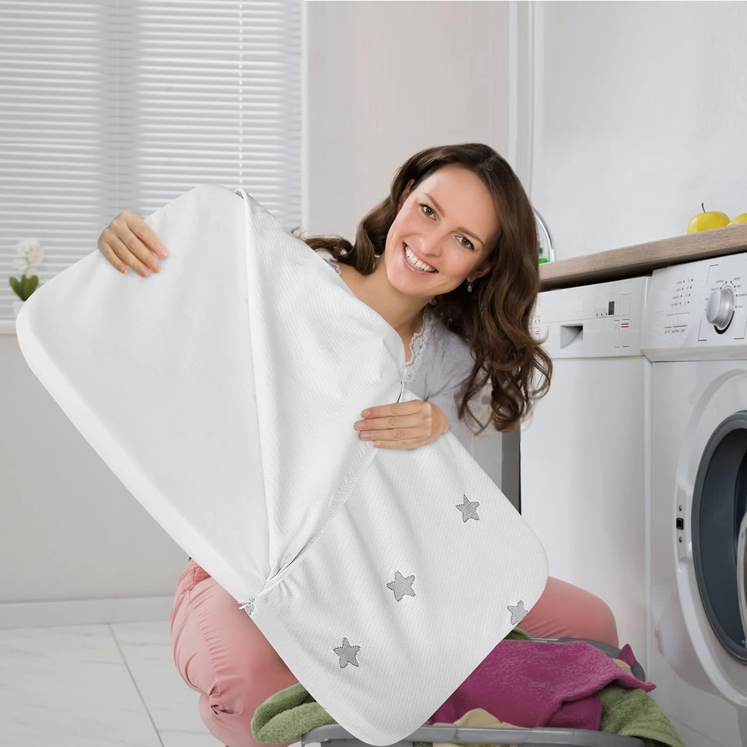 Biloban Bassinet Mattress Pad 18 x 36 x 08 Waterproof Breathable