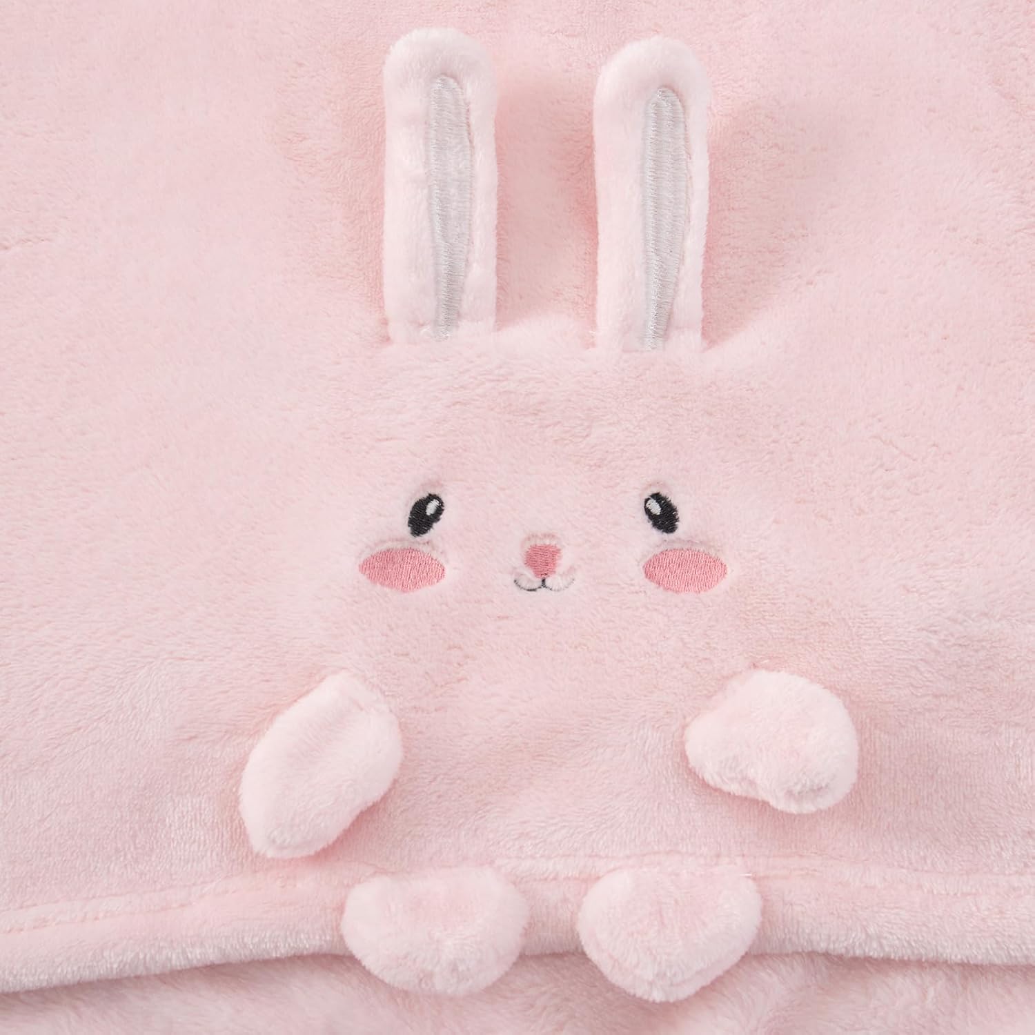 Babyhuggle Foldable Rabbit Plush Blanket 1
