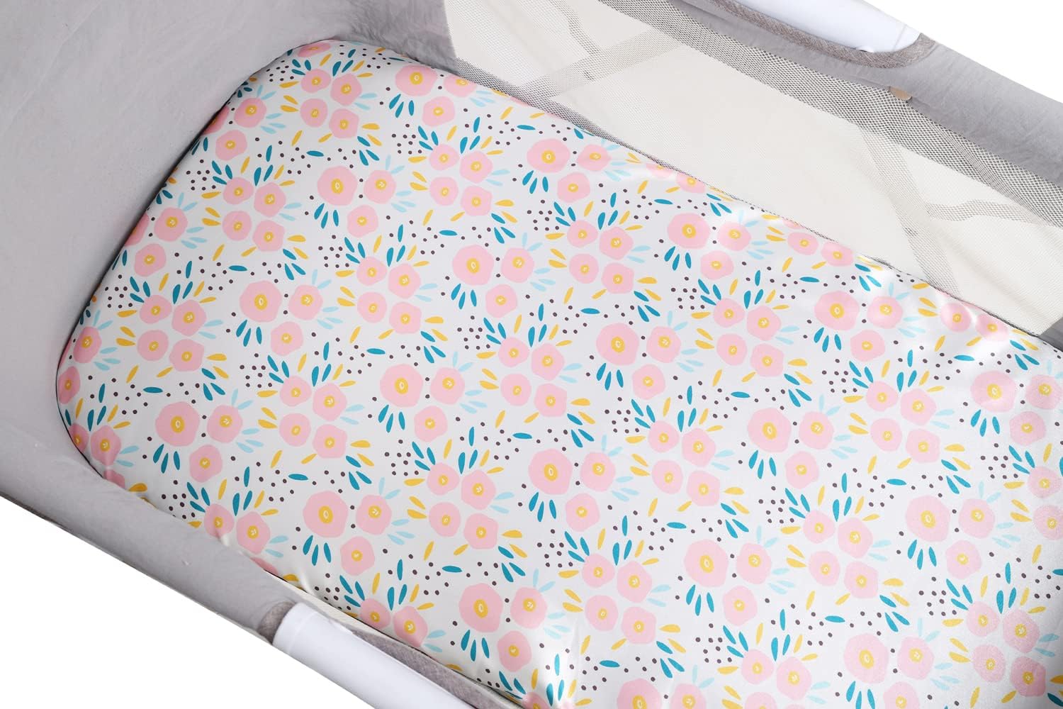Tcmyyund Bassinet Sheet Set 2 Pack Ultra Soft Satin