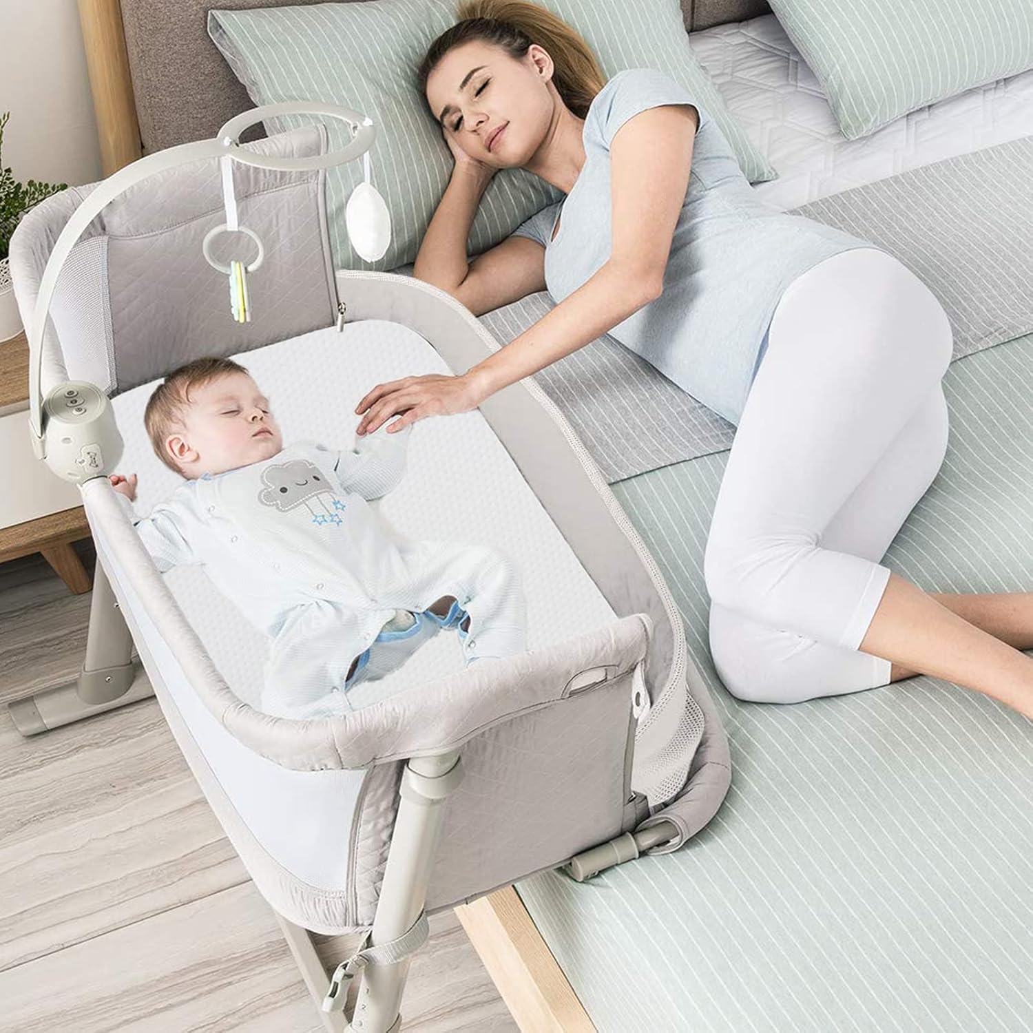 Mecc ecoh Baby Bassinet Mattress with Breathable Cover