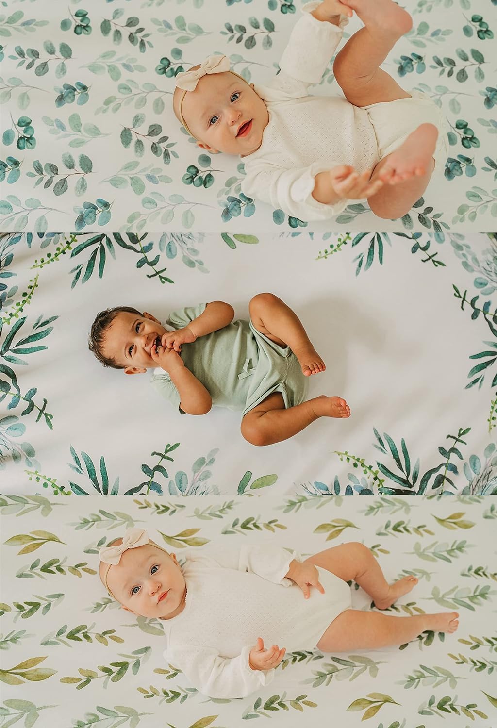 NODNAL Bassinet 3 Pack Sheets Gender Neutral