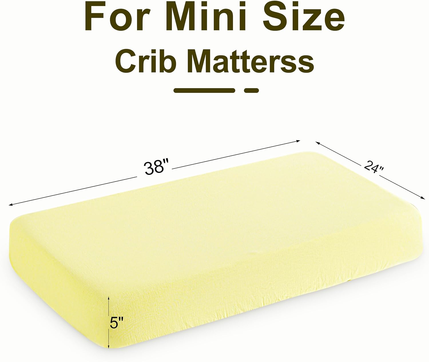 NTBAY 2 Pack Muslin Crib Sheets Soft Breathable