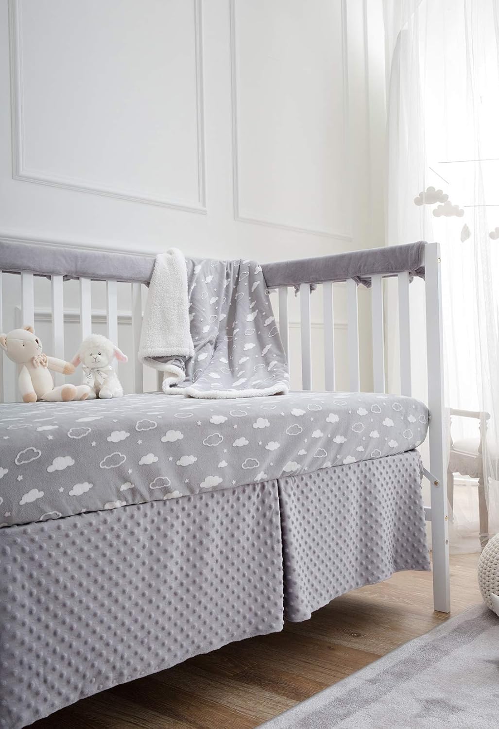 American Baby Company Heavenly 2-Piece Crib Sheet Blanket Set
