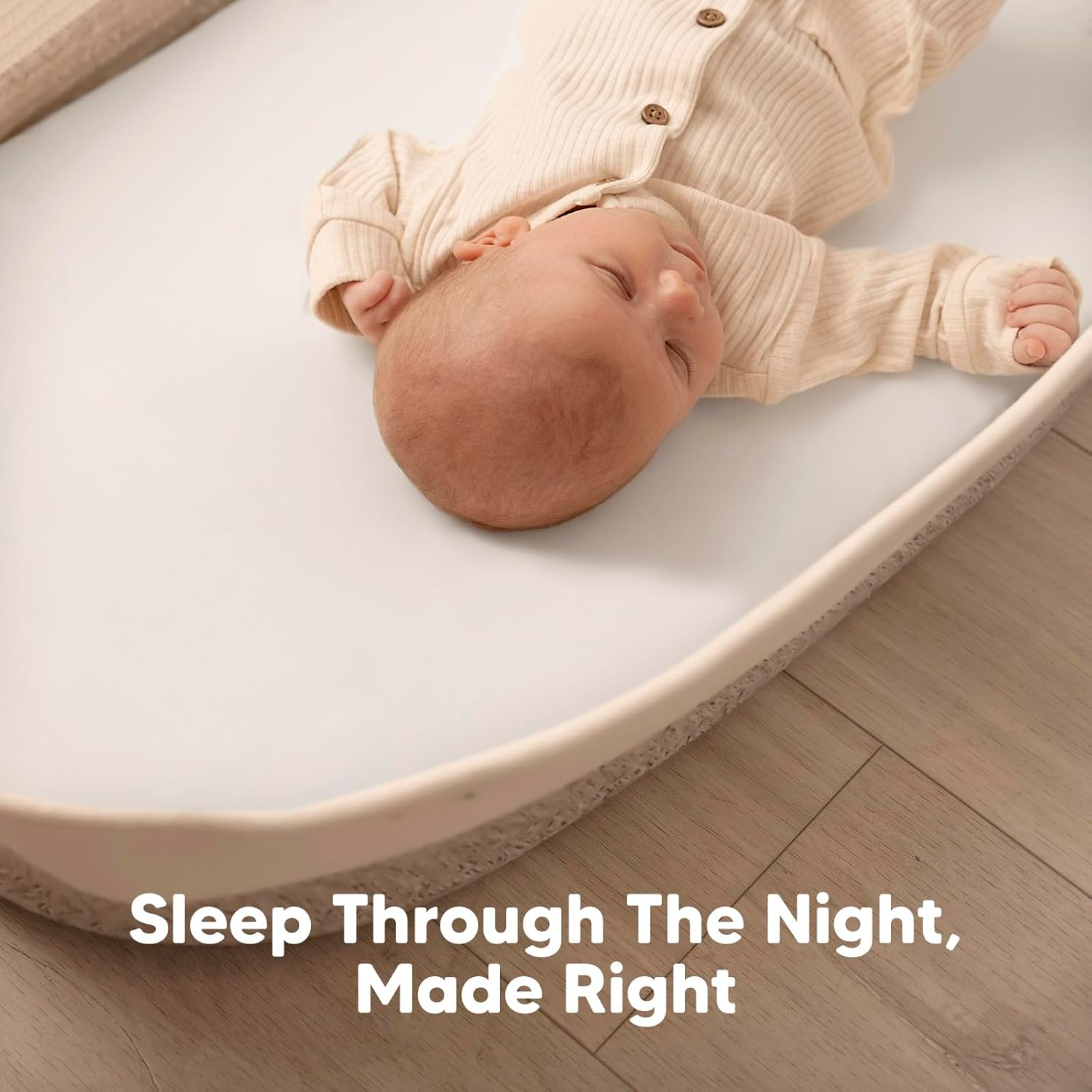 2-Pack Bamboo Bassinet Sheets for Baby Sleep Comfort