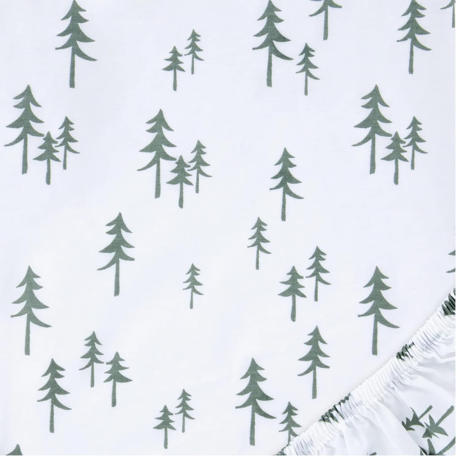 Trend Lab Pine Trees Fitted Crib Sheet 28x52