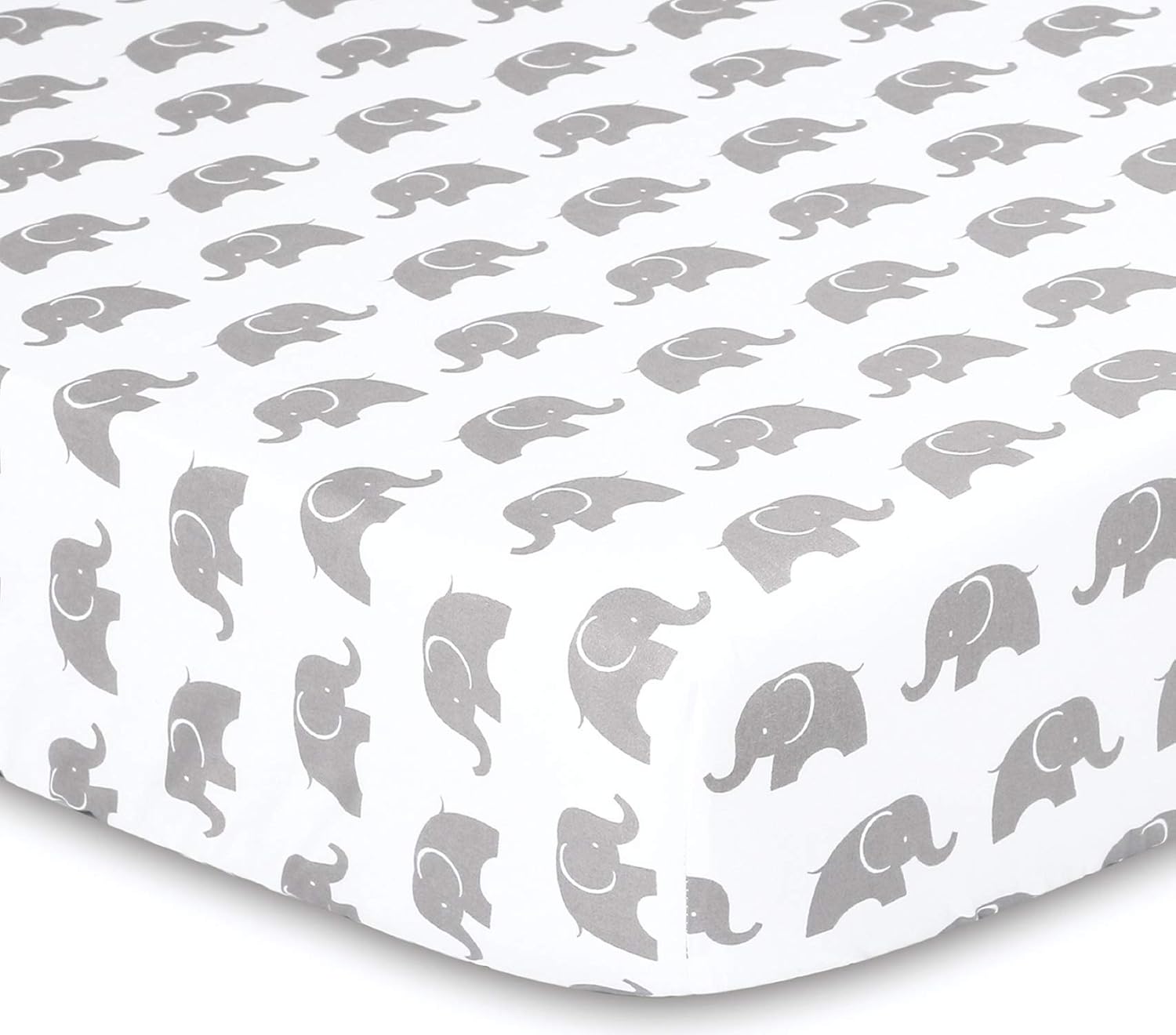 The Peanutshell 3-Piece Crib Bedding Set - Elephant Theme