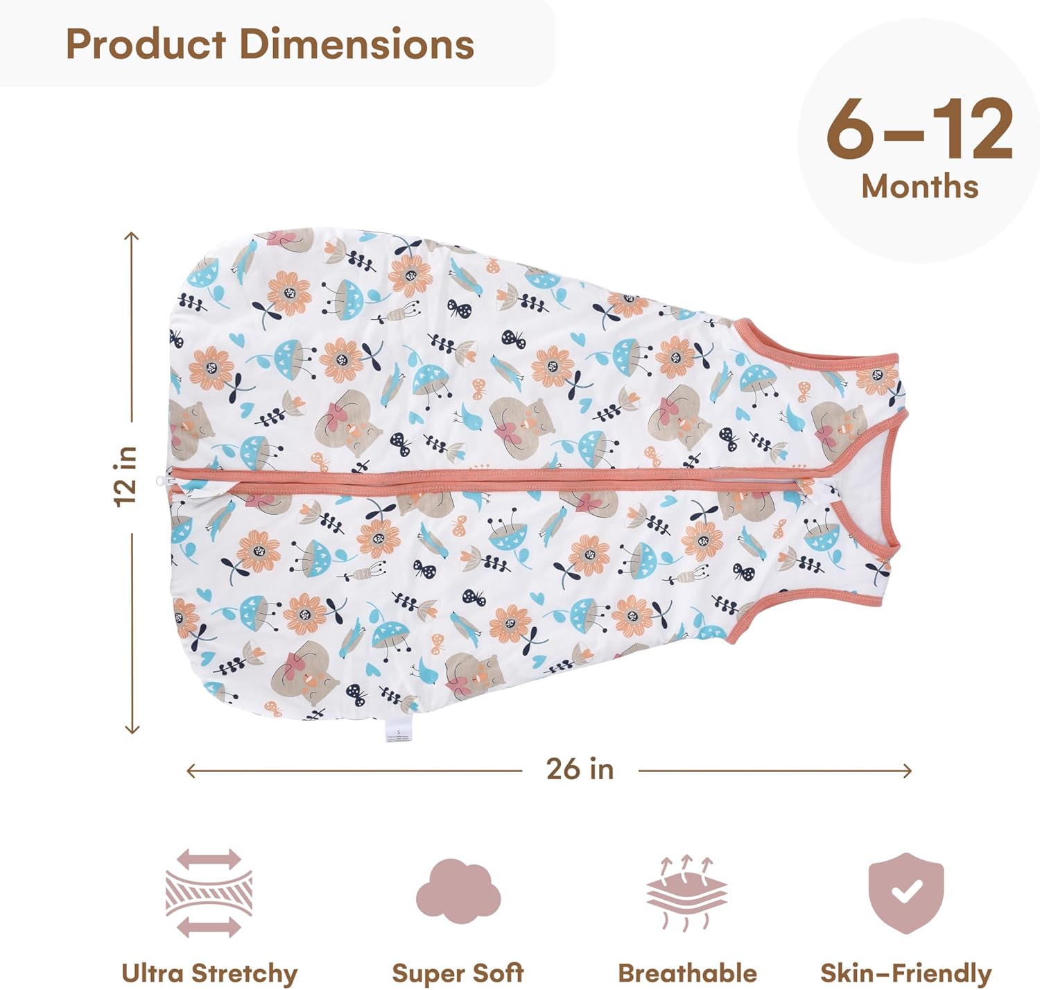CHILDLIKE BEHAVIOR Toddler Sleep Sack 10 TOG - 6-12 Months