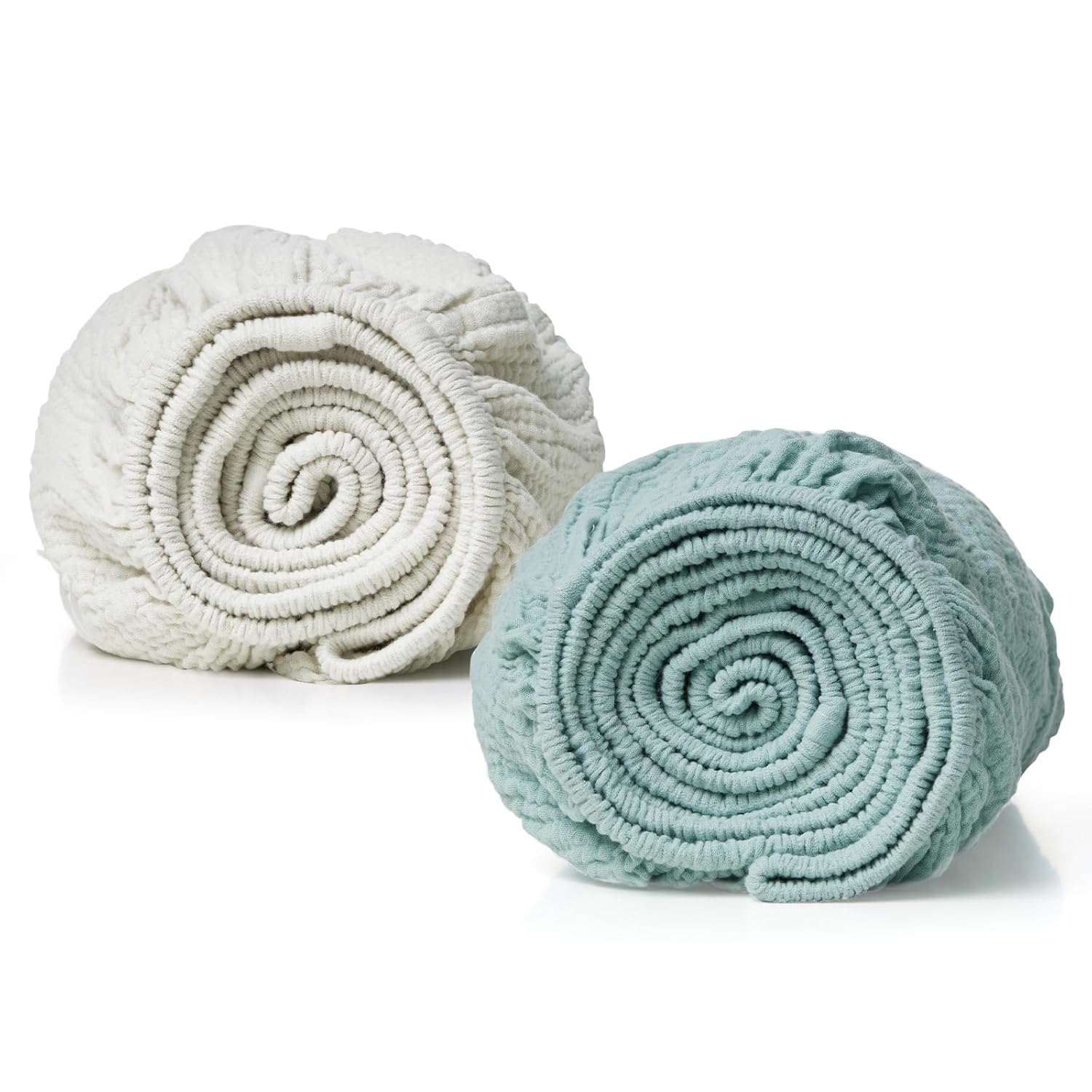 Momcozy Muslin Fitted Bassinet Sheet 2-Pack