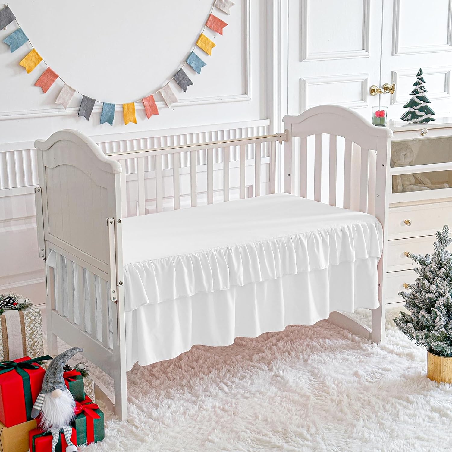 UOZZI BEDDING Tufted Dots Baby Comforter Set 3PC