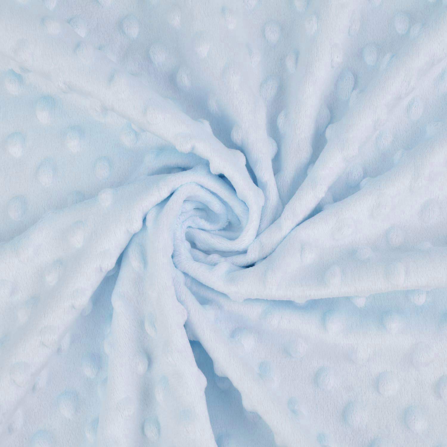American Baby Company Heavenly Soft Minky Dot Crib Bedding Set Blue