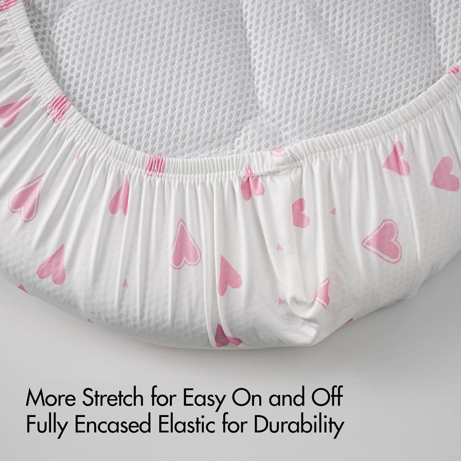 Soarwg Kids Bassinet Sheets 2-Pack Soft Breathable