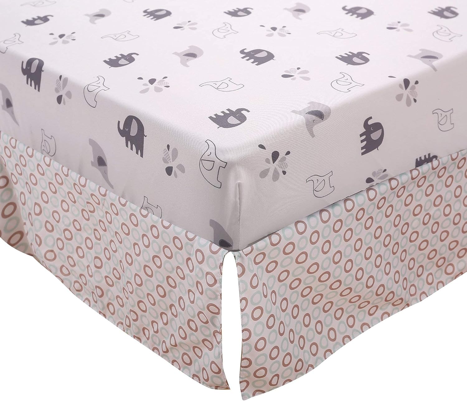 Wowelife Elephant Crib Bedding Set for Boys 1