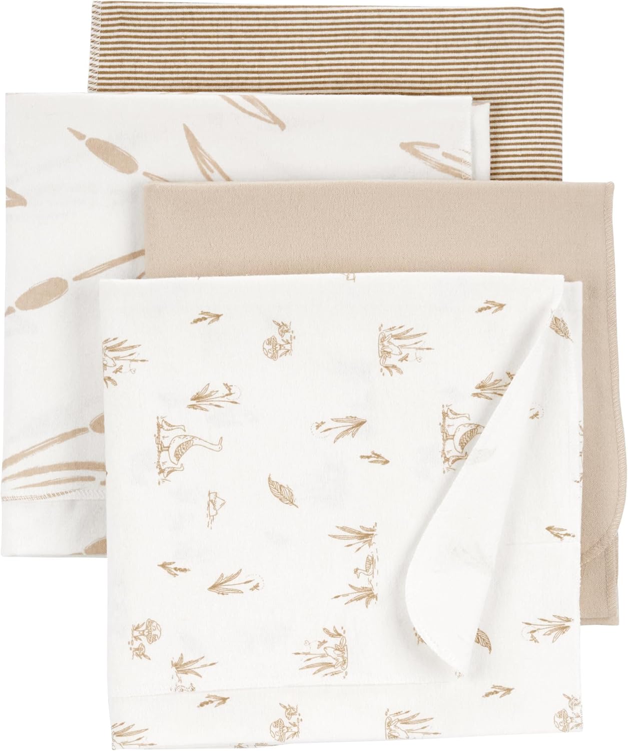 Carters 4-Pack Receiving Blankets for Baby