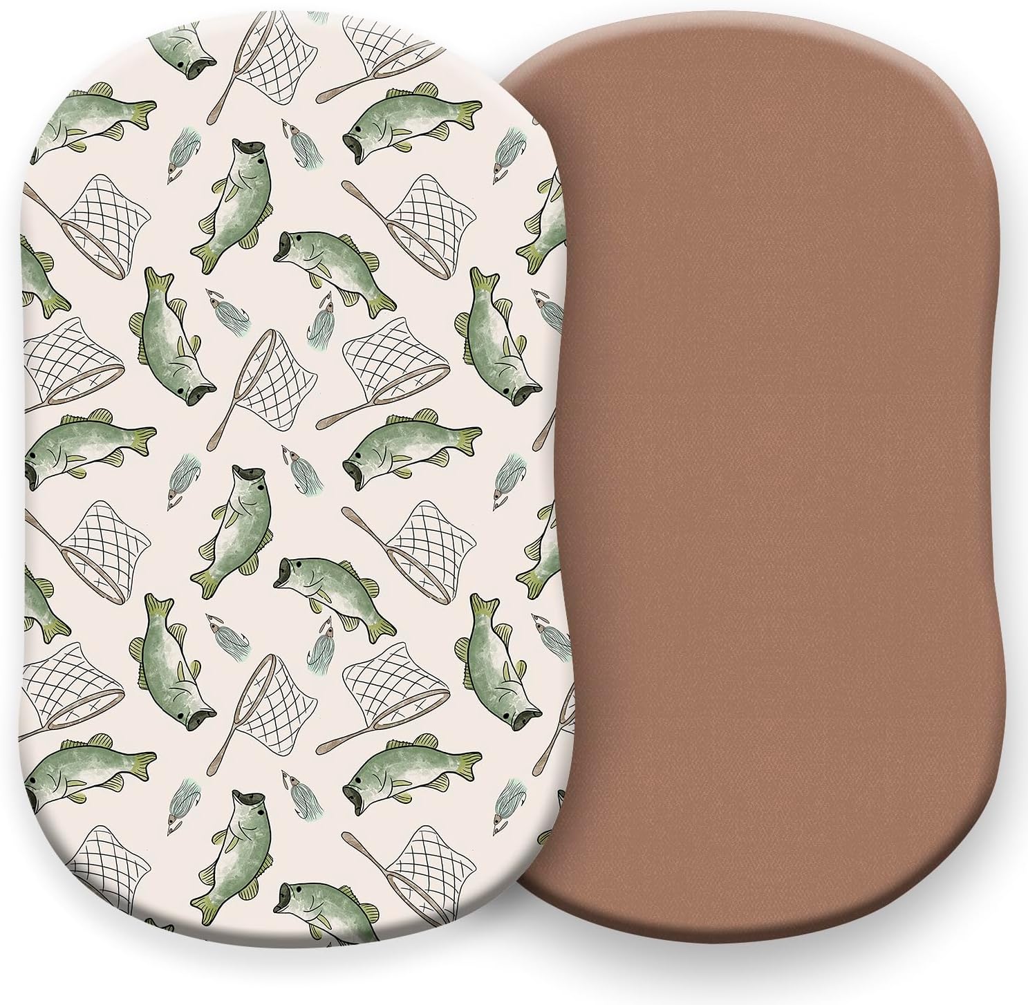 Pobibaby 2 Pack Bassinet Sheets Cotton 33x20