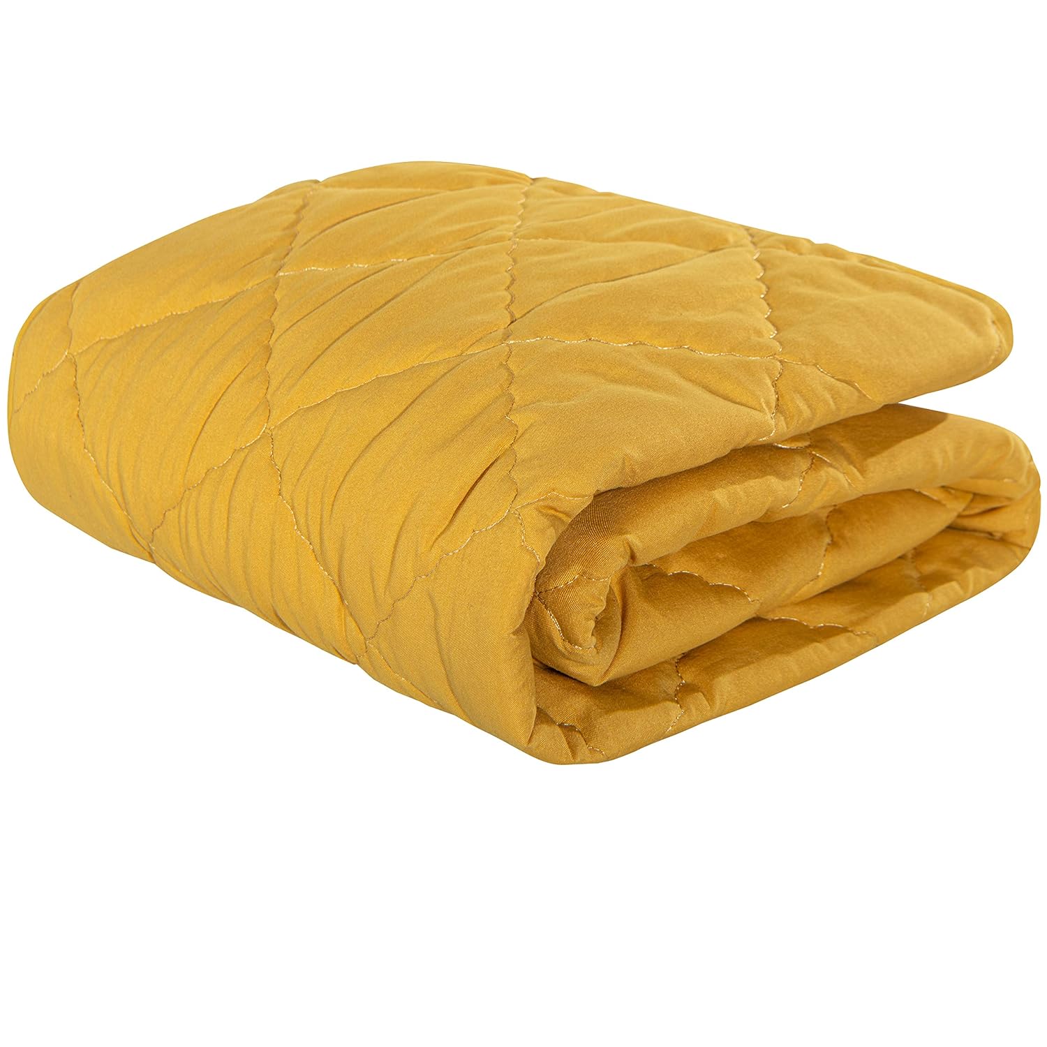 NTBAY Down Alternative Toddler Quilt 39x47 Inches Yellow