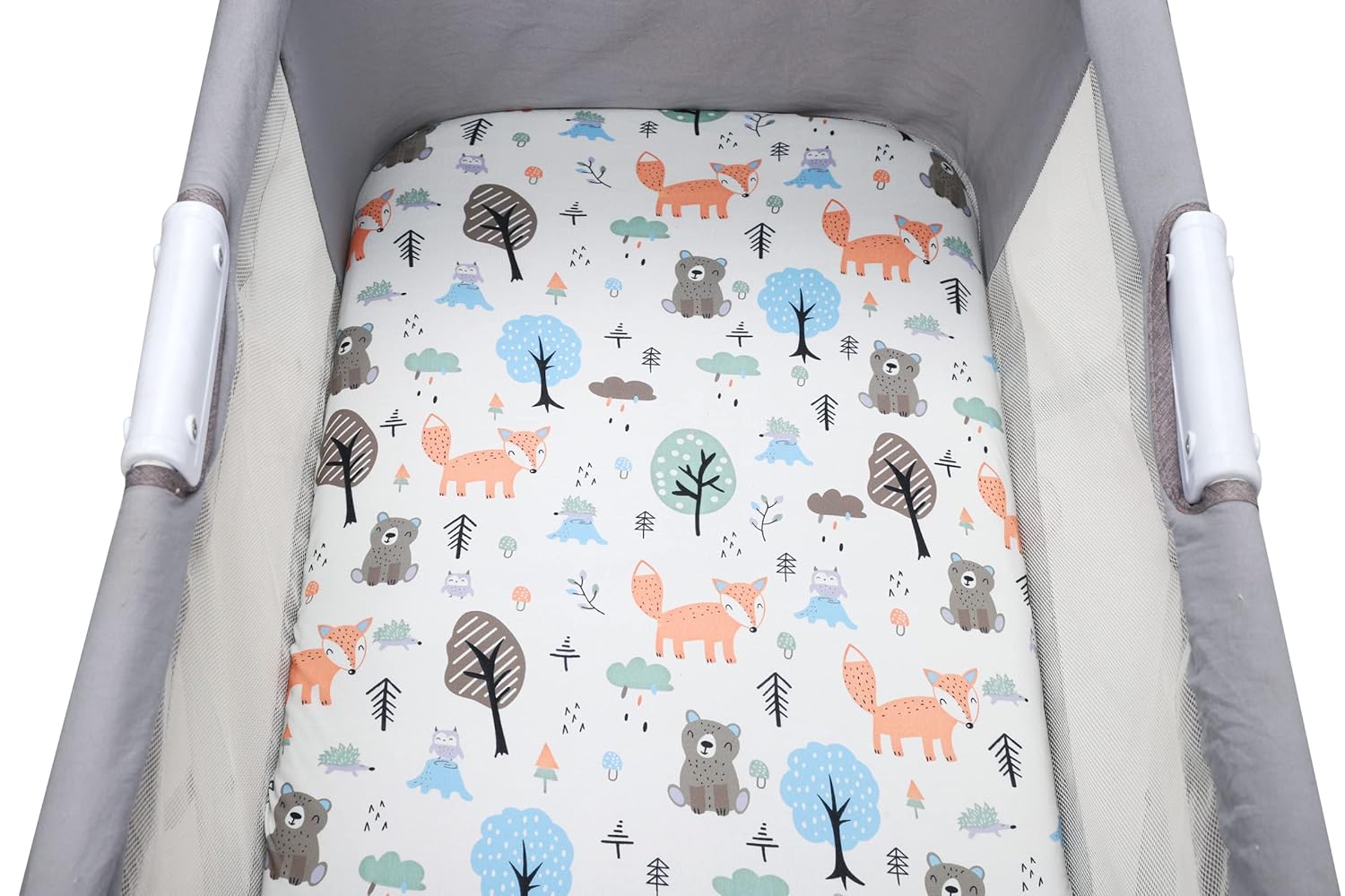 Onacosht Bassinet Sheets 4 Pack Undersea Print