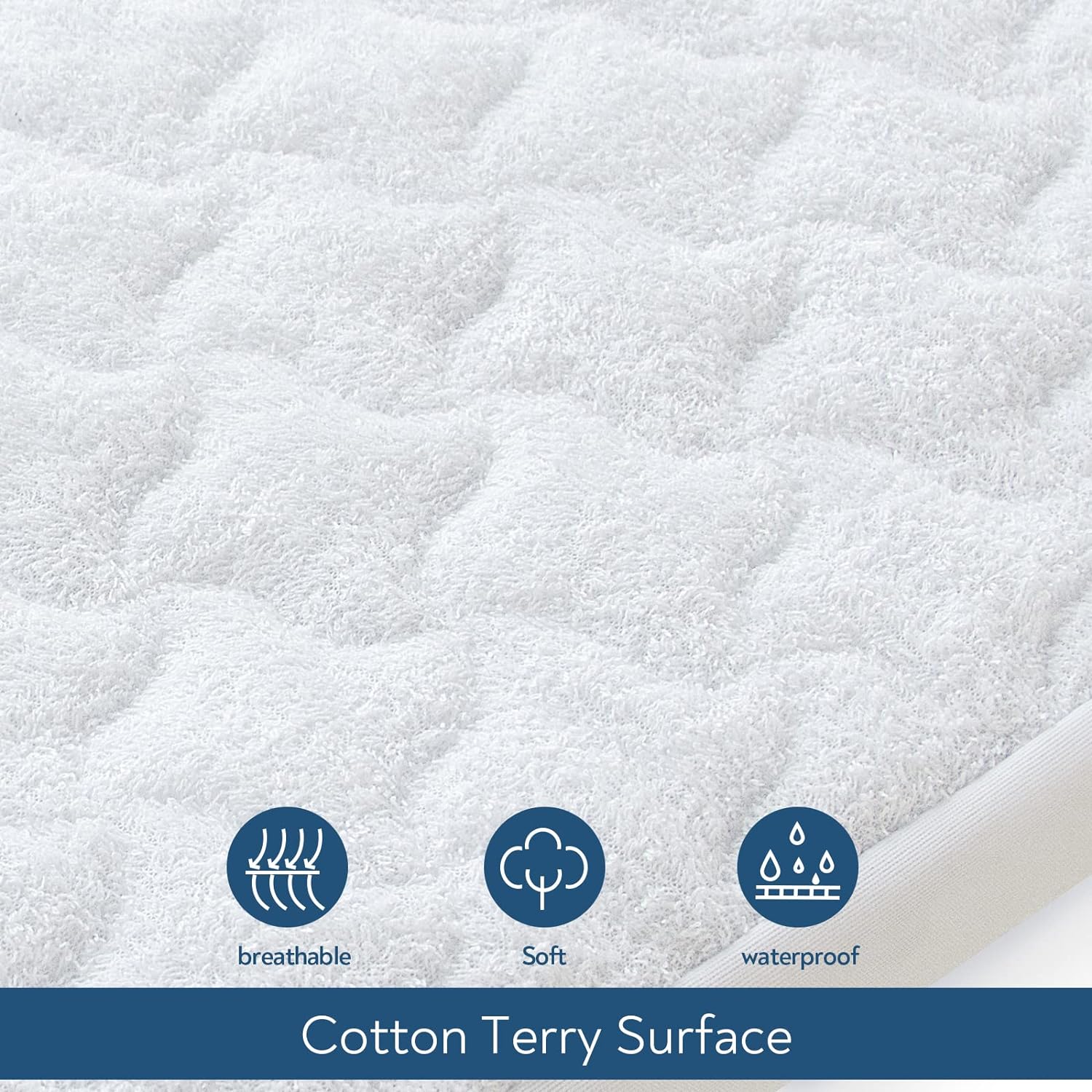 Mini Crib Mattress Protector Cover 2 Pack