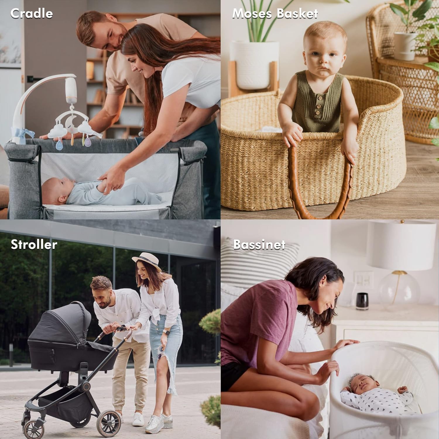Ideahome Bassinet Sheet Set 30 x 16 x 2 - 2 Pack