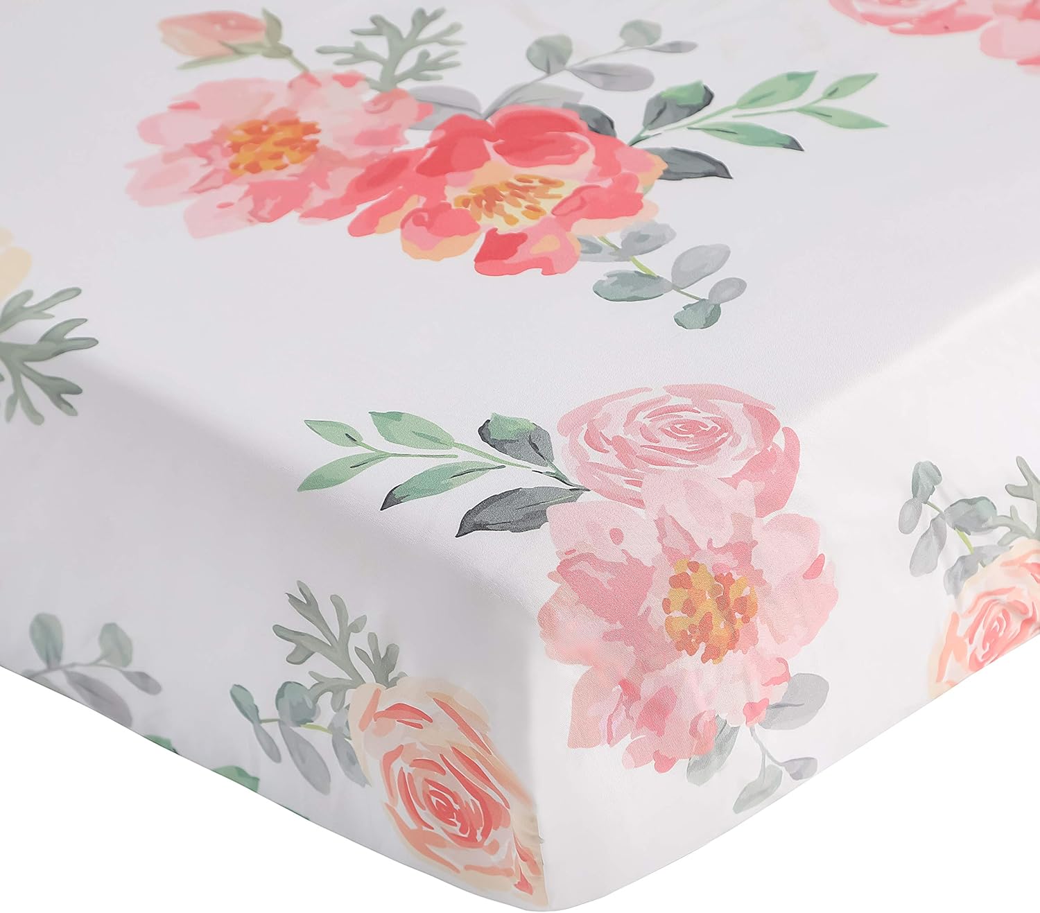 La Premura Baby Girl Crib Bedding Set 3 Piece