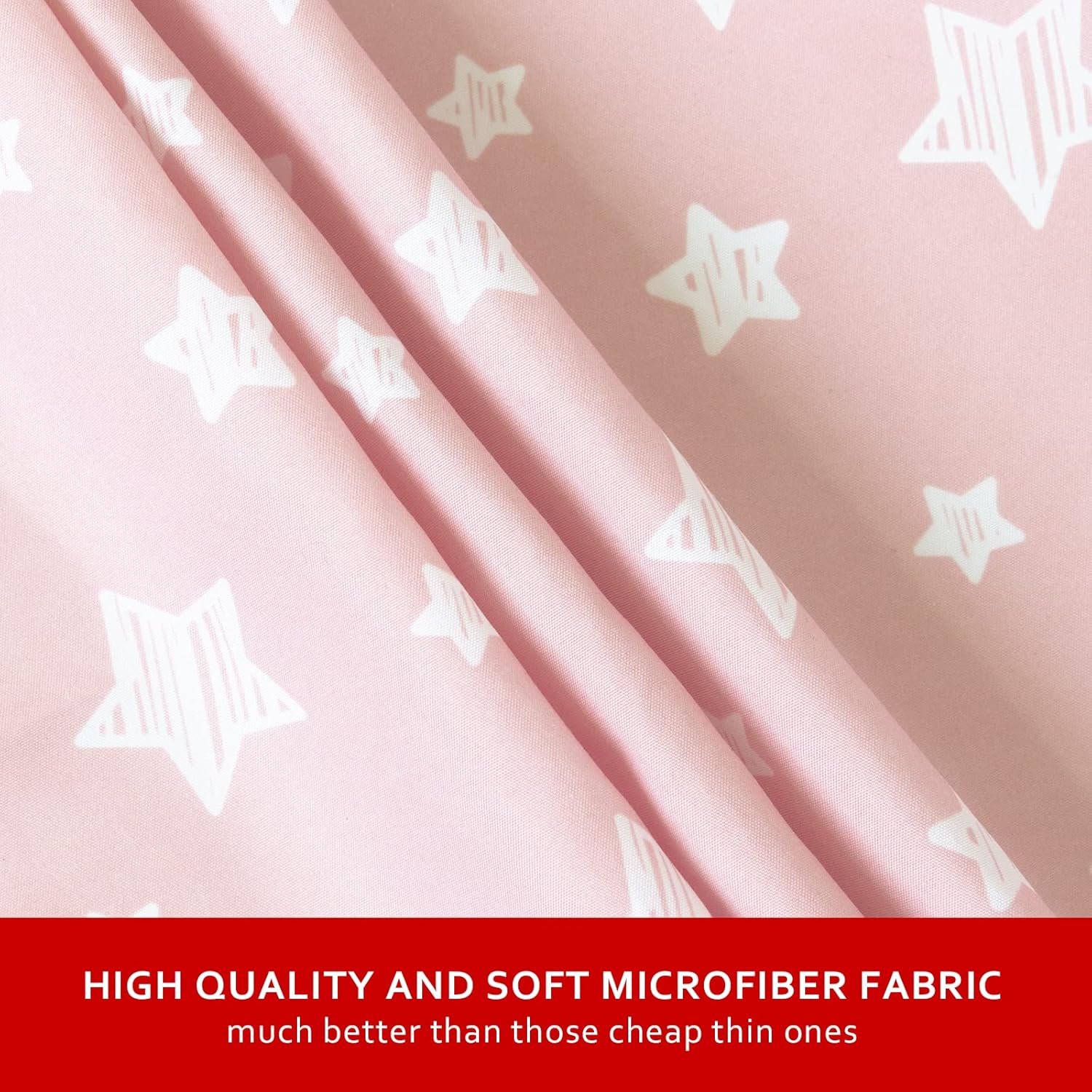 Moonsea Bassinet Sheet 2 Pack White Pink