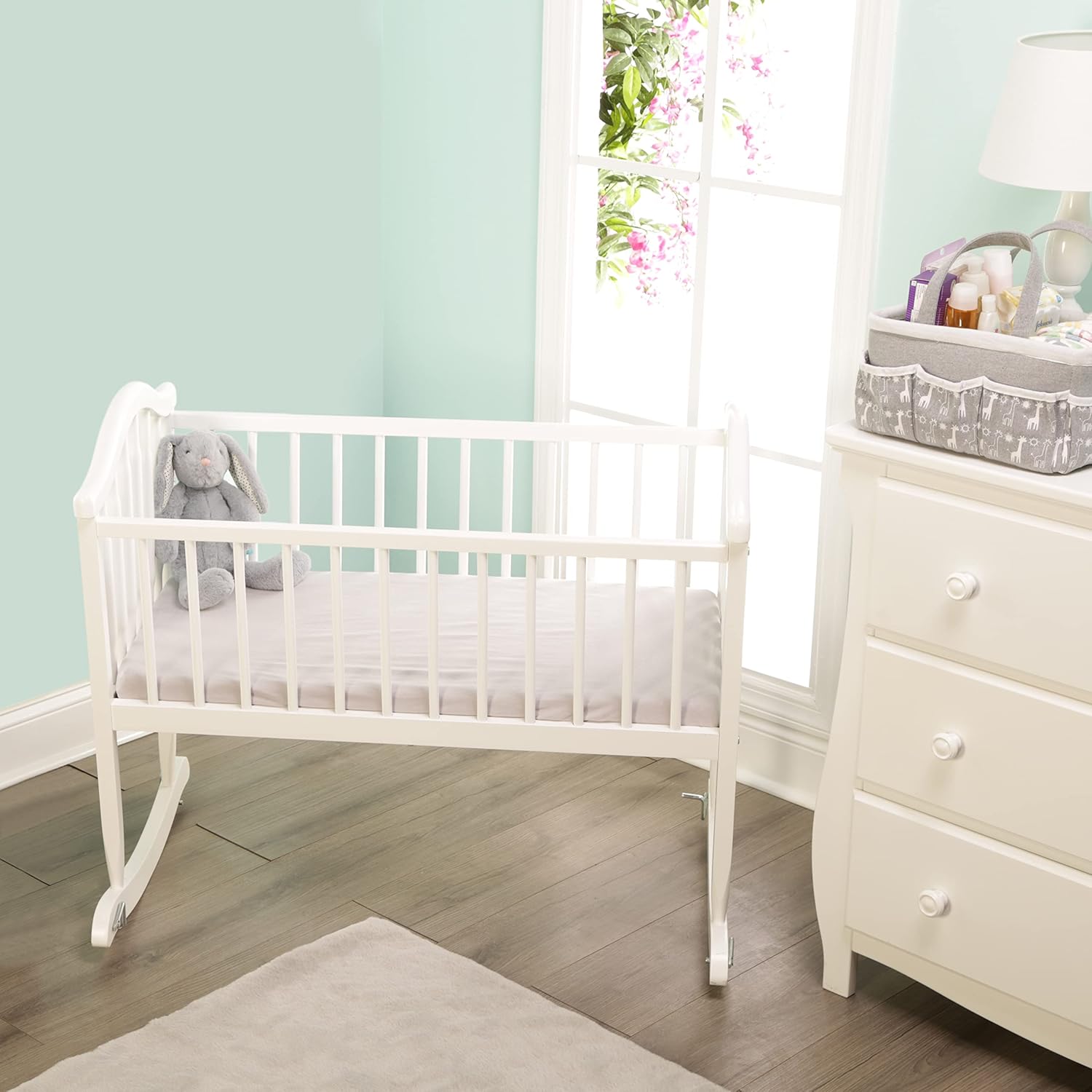 Precious Moments 2 Pack Baby Cradle Sheets - Fitted Set for Baby Boy