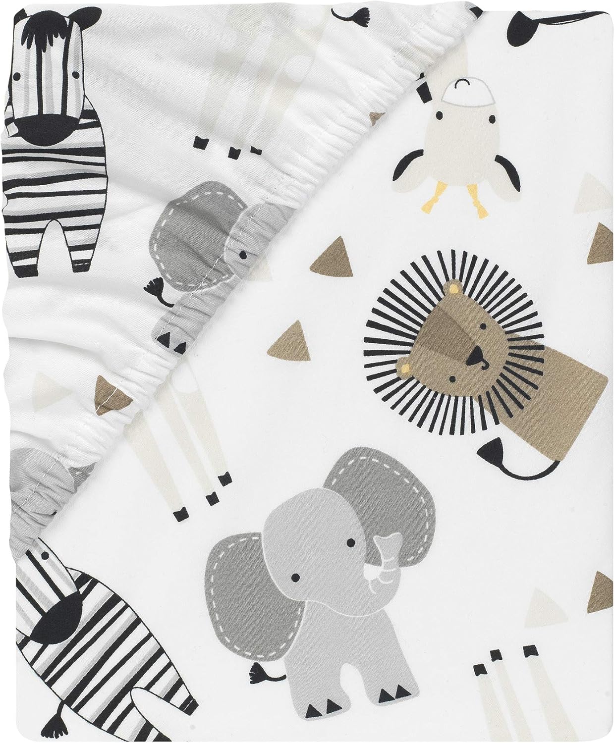 Lambs Ivy Jungle Safari Elephant 3-Piece Crib Bedding Set