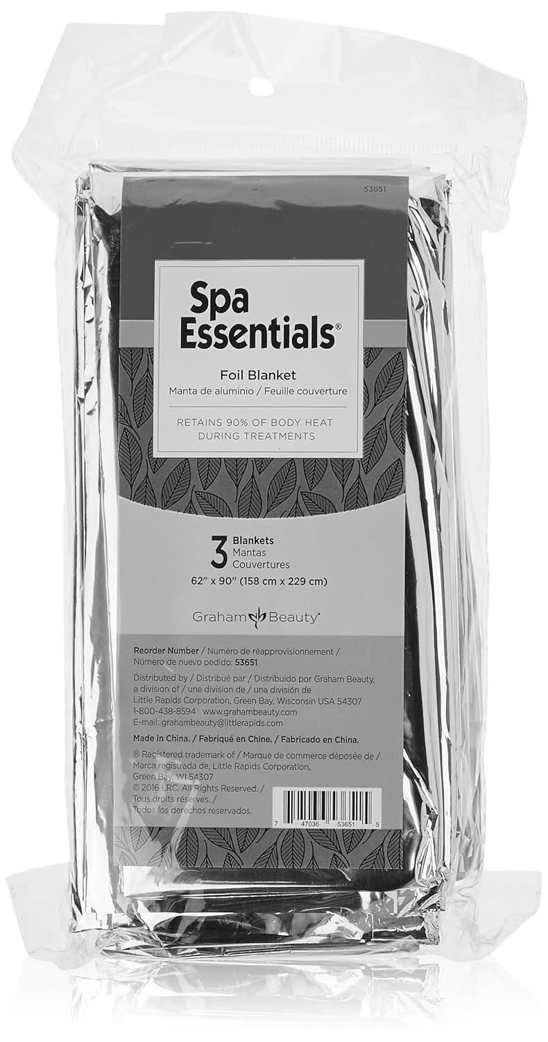 Graham Spa Essentials Mylar Foil Blanket 62x90 1