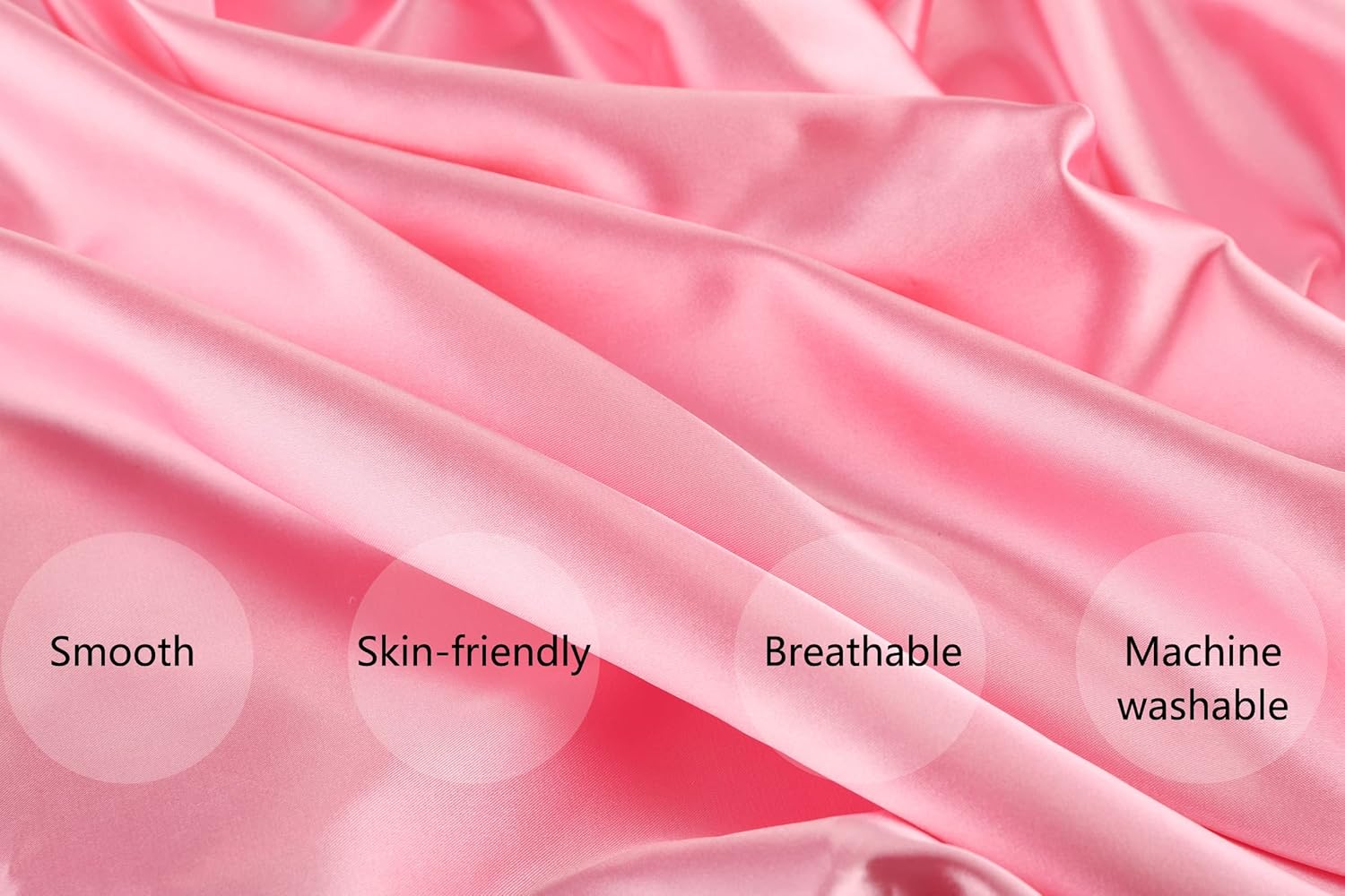 Satin Bassinet Sheet 2 Pack - Pink Grey